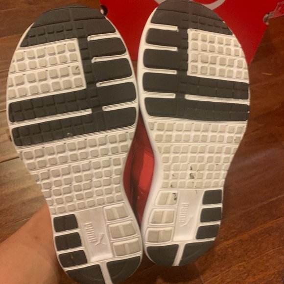 Puma Future Disc Blaze Red Mens Sz 9 Worn 2x - Picture 3 of 5